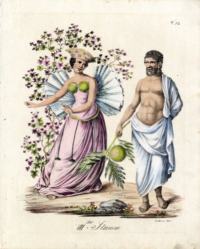 Mann und Frau des VIII. Stammes von Karl Joseph Brodtmann