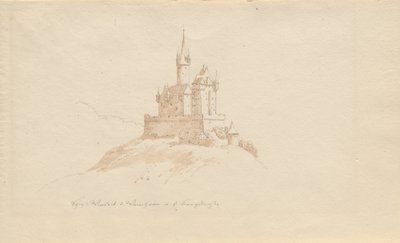 Schloss Windeck bei Weinheim an der Bergstraße von Karl Julius Von Leypold
