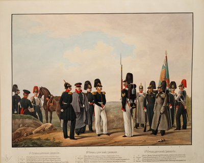 Russische 1., 2. und 3. Grenadierdivisionen, 1845-1855 von Karl Karlovich Piratsky