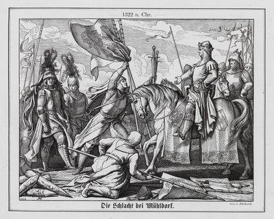 Schlacht von Mühldorf von Karl Ludwig Adolf Ehrhardt