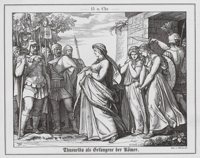 Thusnelda in römischer Gefangenschaft von Karl Ludwig Adolf Ehrhardt