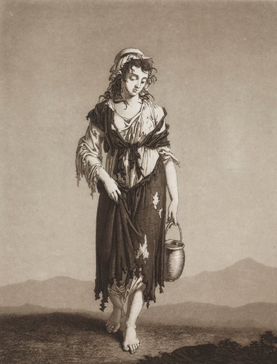 Die jungen Bettler, ca. 1800 von Karl Ludwig Bernhard Buchhorn