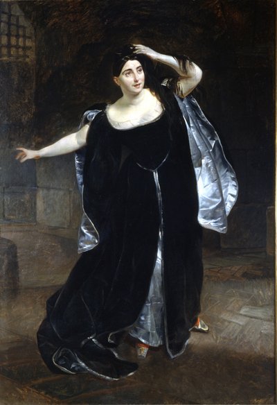 Giuditta Pasta (1797-1865) und „Anne Boleyn“ von Karl Pavlovich Bryullov
