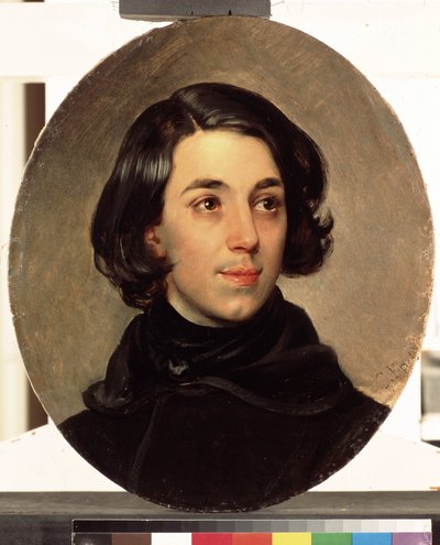 Porträt des russischen Architekten Ippolit Monighetti (1819-1878) von Karl Pavlovich Bryullov