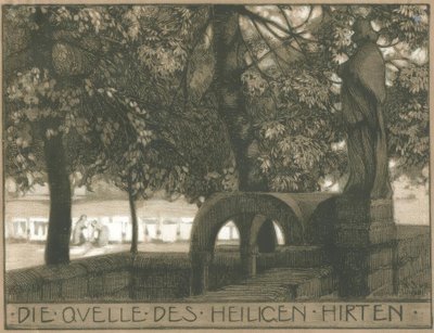Die Quelle des heiligen Hirten von Karl Schmoll von Eisenwerth