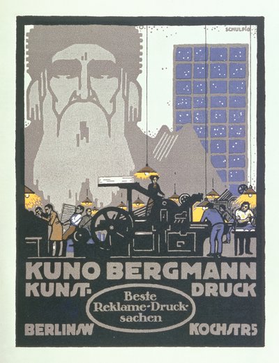 Deutsche Industrie-Werbung von Karl Schulpig