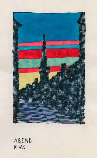 Abend, ca. 1921 von Karl Wiener