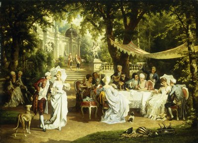 Die Gartenparty von Karl or Carl the Younger Schweninger