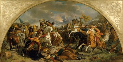 Der Sieg des österreichischen Heeres über die Schweden bei Nördlingen 1634 von Karl von Blaas