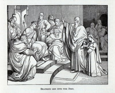 Beatrice wird in den Reichstag geführt, 1882 von Kaspar Oertel
