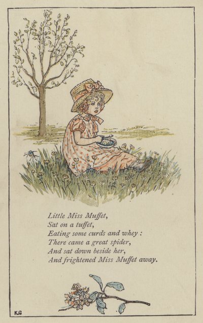 Kleine Miss Muffet von Kate (after) Greenaway