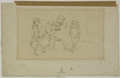 Gruppe von Kindern von Kate Greenaway