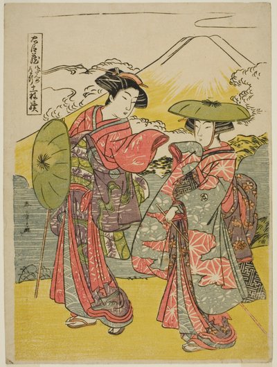 Akt Acht: Brautreise aus dem Stück Chushingura (Schatzkammer der treuen Vasallen) von Katsukawa Shunsho