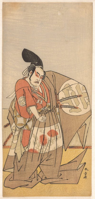 Schauspieler als böser kaiserlicher Bote von Katsukawa Shunsho