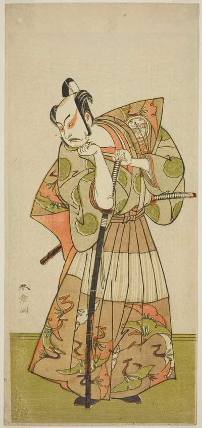 Der Schauspieler Nakamura Juzo II in einer nicht identifizierten Rolle von Katsukawa Shunsho