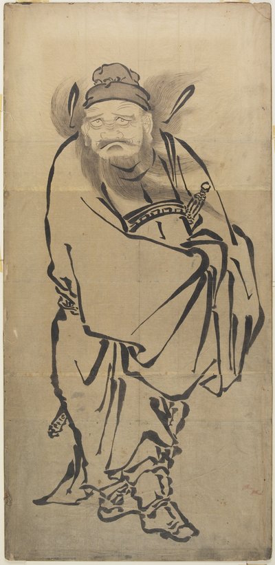 (Sho_ki der Dämonenbezwinger), Mitte 18. bis Mitte 19. Jahrhundert von Katsushika Hokusai