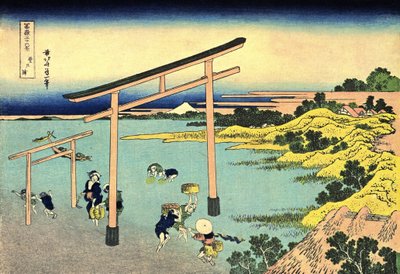 36 Ansichten des Berges Fuji, Japan: Die Bucht von Noboto, Japan von Katsushika Hokusai