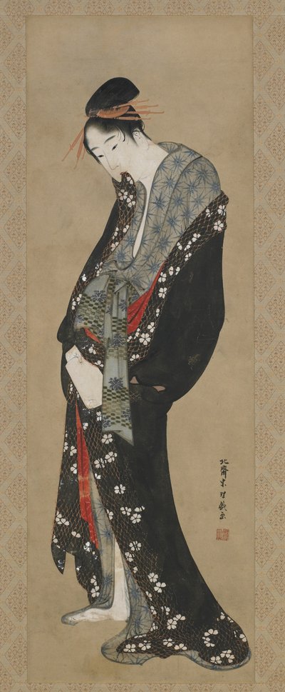 Kurtisane, Edo-Periode von Katsushika Hokusai