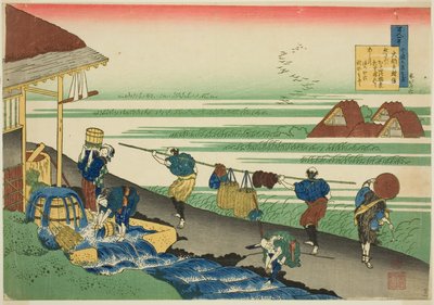 Dainagon Tsunenobu aus der Serie Einhundert Gedichte erklärt von der Amme (Hyakunin isshu uba ga etoki) von Katsushika Hokusai