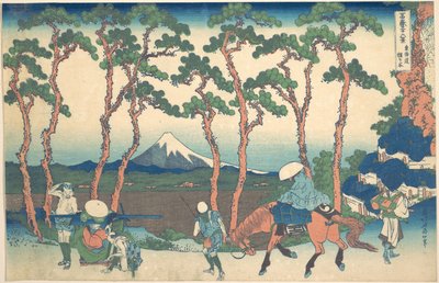 Hodogaya auf der Tōkaidō, aus der Serie Sechsunddreißig Ansichten des Berges Fuji von Katsushika Hokusai