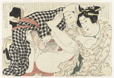 Im Freien von Katsushika Hokusai