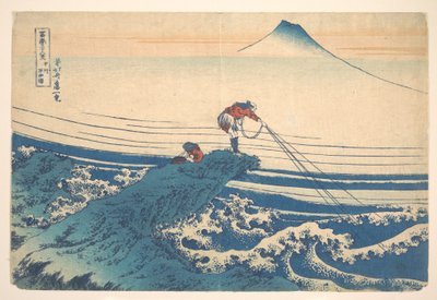 Kajikazawa in der Provinz Kai, aus der Serie Sechsunddreißig Ansichten des Berges Fuji von Katsushika Hokusai