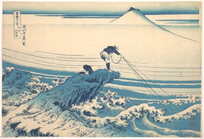 Kajikazawa in der Provinz Kai (Kōshū Kajikazawa), aus der Serie Sechsunddreißig Ansichten des Berges Fuji (Fugaku sanjūrokkei) von Katsushika Hokusai