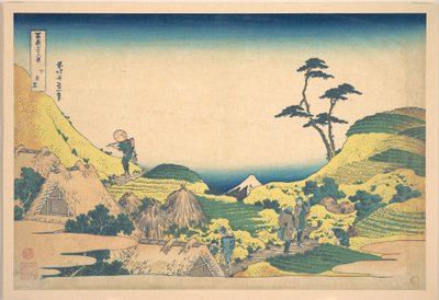 Unteres Meguro (Shimo Meguro), aus der Serie Sechsunddreißig Ansichten des Berges Fuji (Fugaku sanjūrokkei) von Katsushika Hokusai