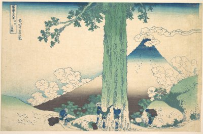 Mishima-Pass in der Provinz Kai (Kōshū Mishima goe), aus der Serie Sechsunddreißig Ansichten des Berges Fuji (Fugaku sanjūrokkei) von Katsushika Hokusai