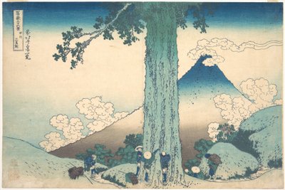 Mishima-Pass in der Provinz Kai, aus der Serie Sechsunddreißig Ansichten des Berges Fuji von Katsushika Hokusai