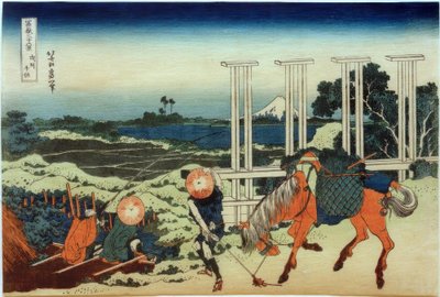 Senju in der Provinz Musashi von Katsushika Hokusai