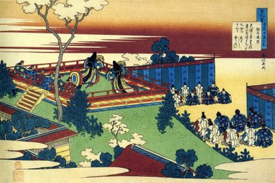 Serie von hundert Gedichten von hundert Dichtern: "Henjo" von Katsushika Hokusai