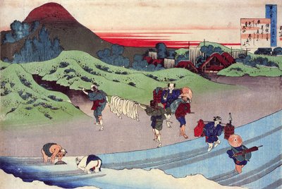 100 Gedichte von 100 Dichtern: Jito Tenno von Katsushika Hokusai