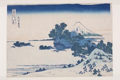 Sieben-Meilen-Strand in der Provinz Sagami von Katsushika Hokusai