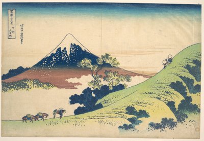 Der Inume-Pass in der Provinz Kai, aus der Serie Sechsunddreißig Ansichten des Berges Fuji von Katsushika Hokusai