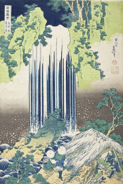 Yōrō-Wasserfälle in der Provinz Mino von Katsushika Hokusai