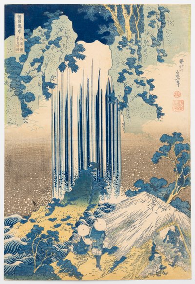 Yōrō-Wasserfall in der Provinz Mino, aus der Serie „Tour der Wasserfälle in verschiedenen Provinzen“ von Katsushika Hokusai