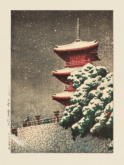 Tempel in Izumo 1926 von Kawase Hasui