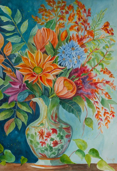 Lebendiger Blumenstrauß von Kay Shanley