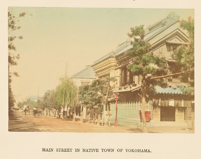 Hauptstraße in der einheimischen Stadt Yokohama von Kazumasa Ogawa
