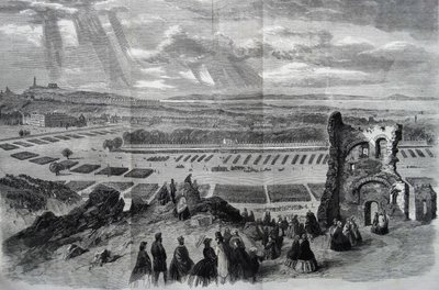 Die Überprüfung durch Ihre Majestät der Gewehrfreiwilligen, 1860 von Keeley Halswelle