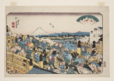Klare Wetterlage bei Nihonbashi von Keisai Eisen
