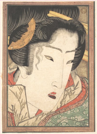 Abgelehnte Geisha aus Leidenschaften, die durch Frühlingsschnee abgekühlt wurden von Keisai Eisen