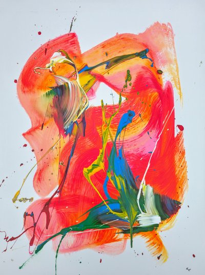 Lebendige abstrakte Expression von Kenneth Cowins