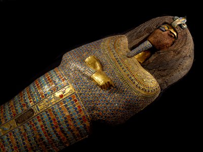 Sarg des Pharao Echnaton, 18. Dynastie; Neues Reich; Ägypten; Das Ägyptische Museum, 2009 (Foto) von Kenneth Garrett