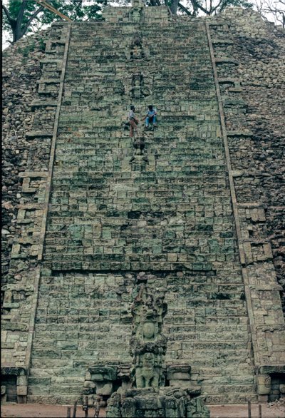 Copán, Hieroglyphentreppe, Tempel 26, Maya, Honduras, La Ruta Maya von Kenneth Garrett