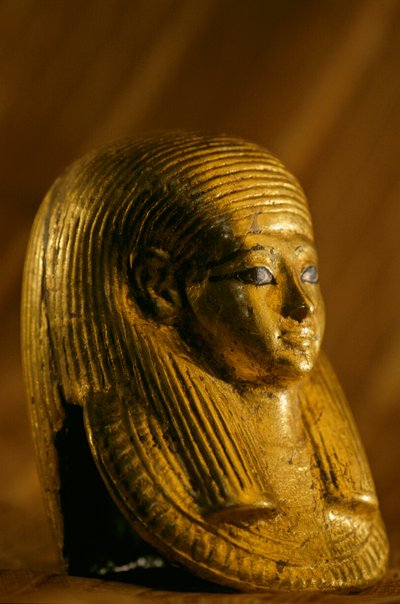 Goldene Totenmaske eines Fötus, KV 54 von Kenneth Garrett