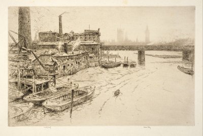 Hungerford-Brücke, London von Kerr Eby