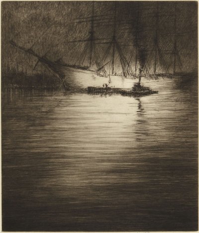 Nächtliches Beladen von Kerr Eby