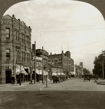 Grafton Street, Charlottetown, Prince Edward Island, Kanada, frühes 20. Jahrhundert von Keystone View Company